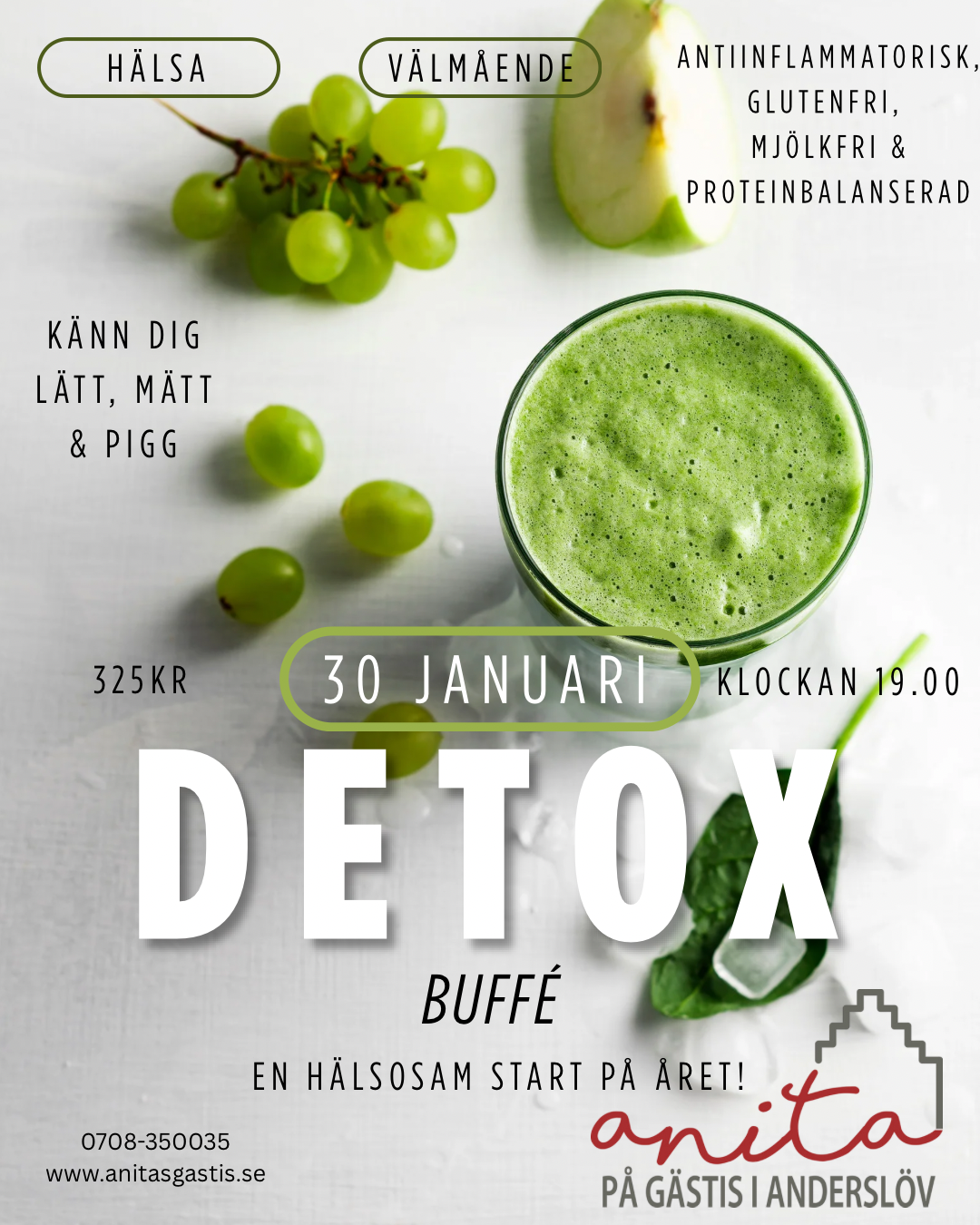 Fitness & Detox - rensa systemet efter helgernas frosseri
